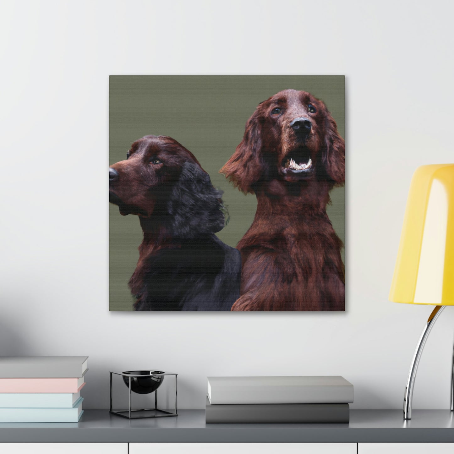 "A Simple Irish Setter" - Canvas