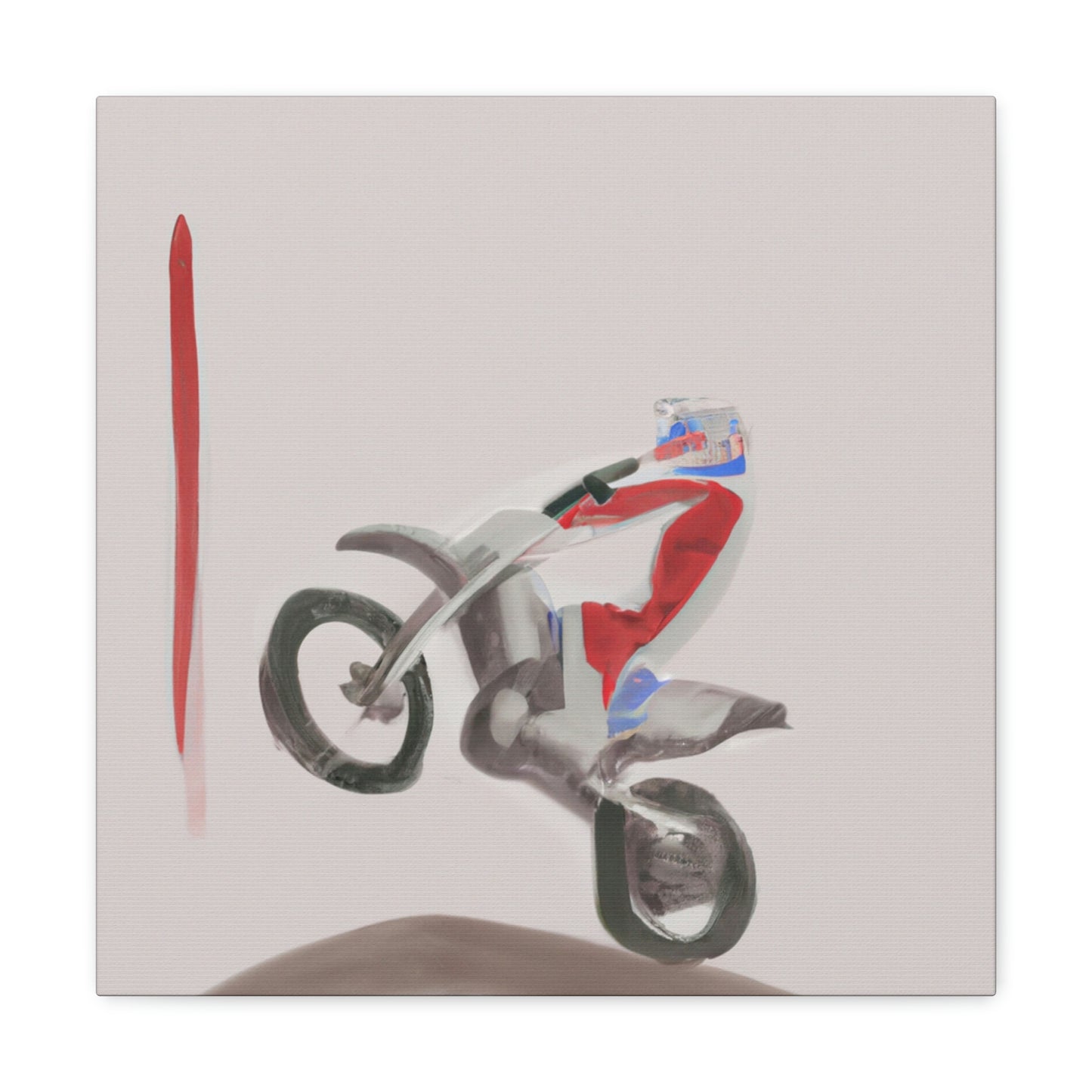 "Motocross and Minimalism" - Canvas