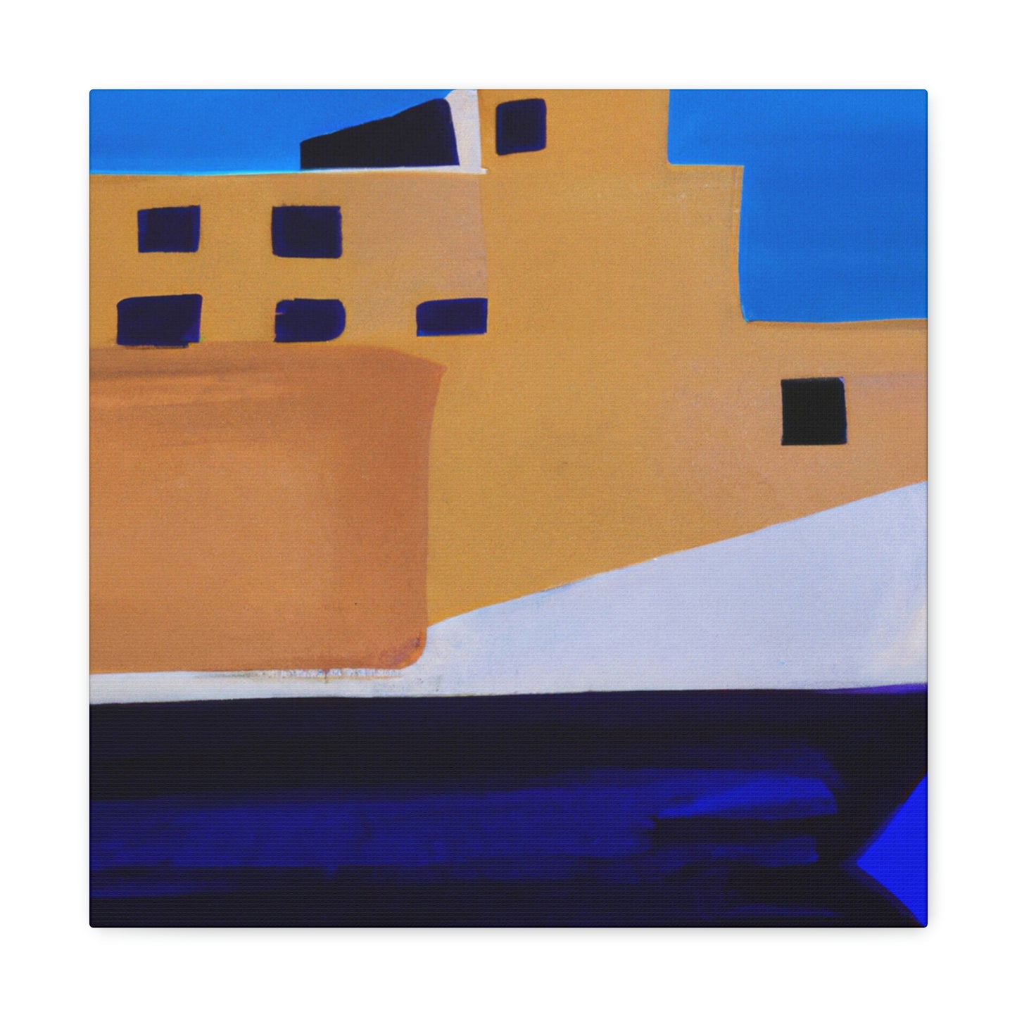 Ferry Minimalism Painting - Canvas