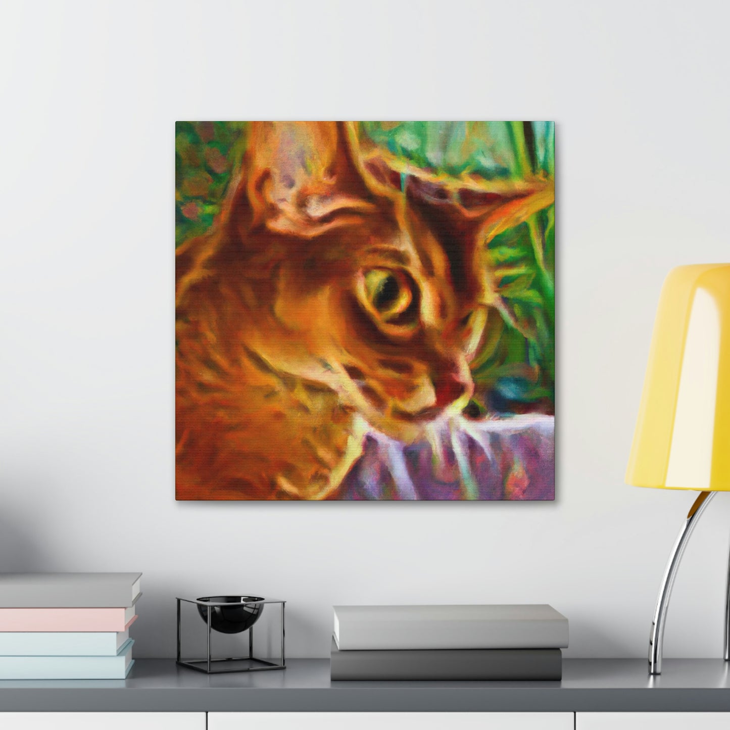 "Abyssinian Colorful Dreams" - Canvas