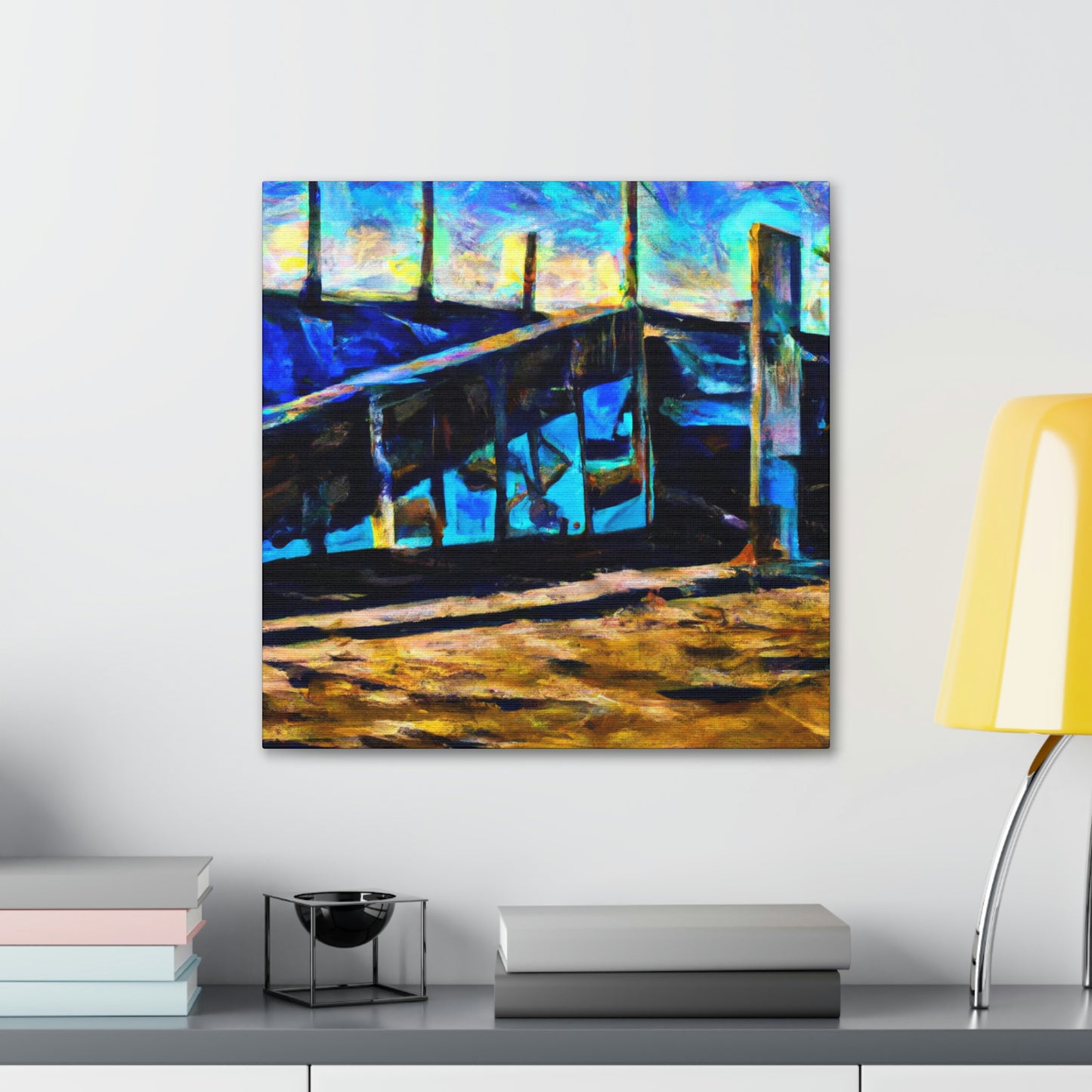 "Seawall at Sunrise" - Canvas