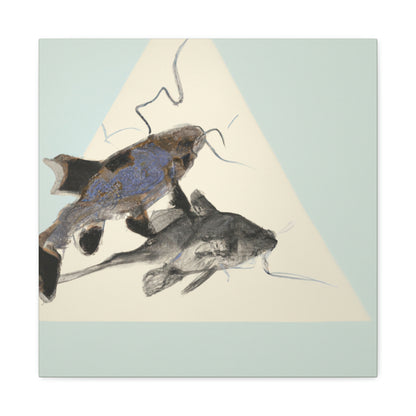 Corydoras Catfish Minimalism - Canvas