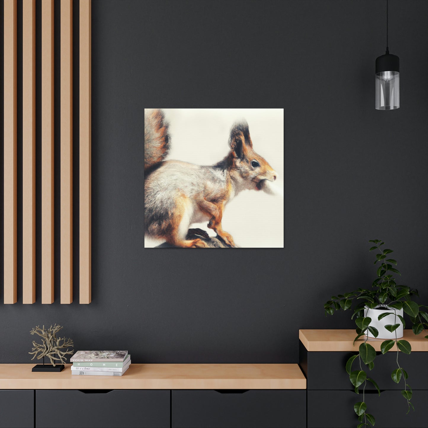 Squirrel In Repose - Canvas