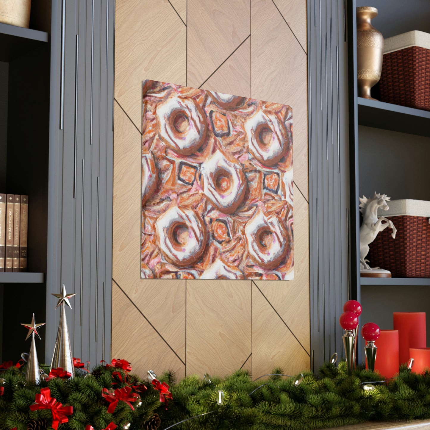 "Sugared Doughnut Delight" - Canvas