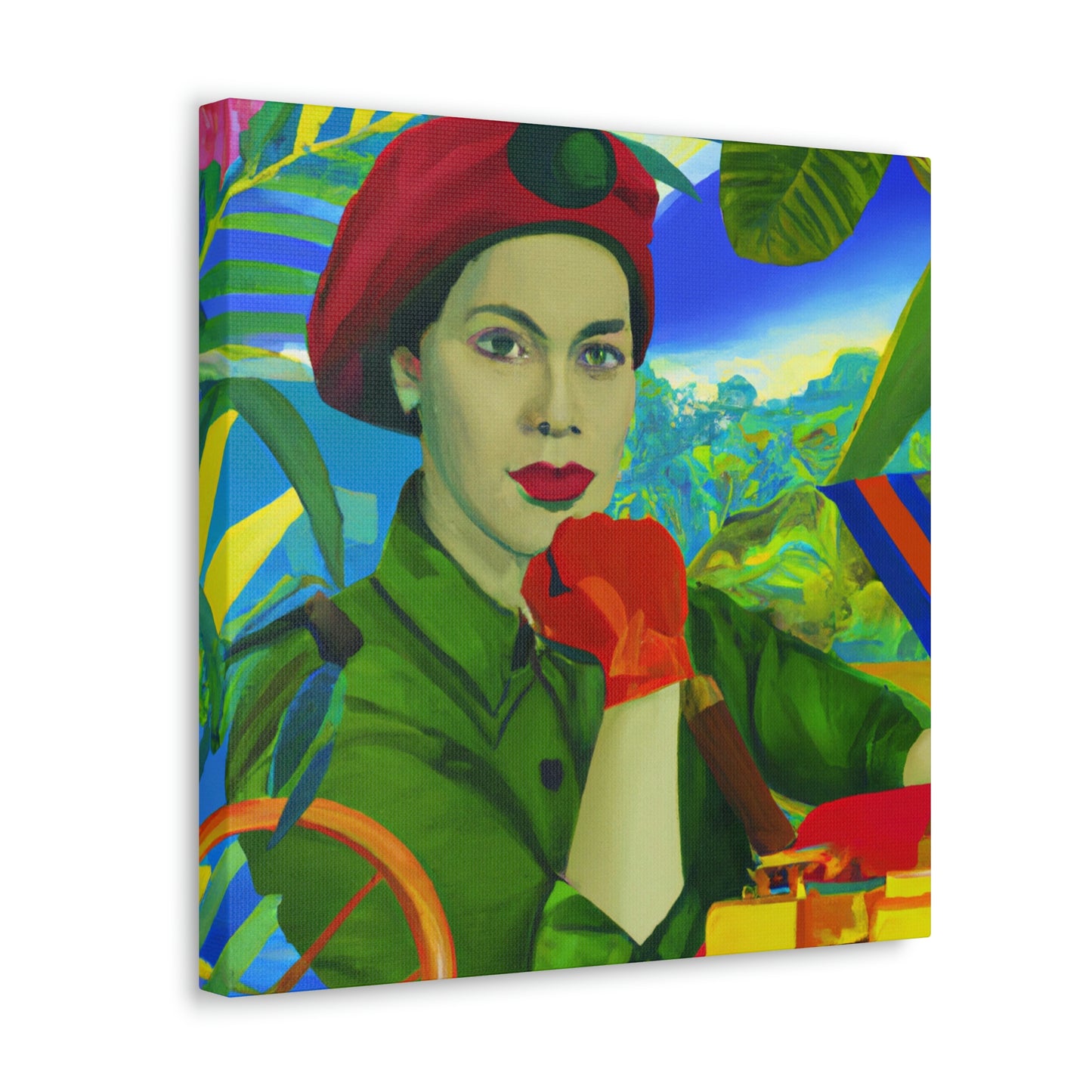 "Rosie the Riveter Reframed" - Canvas