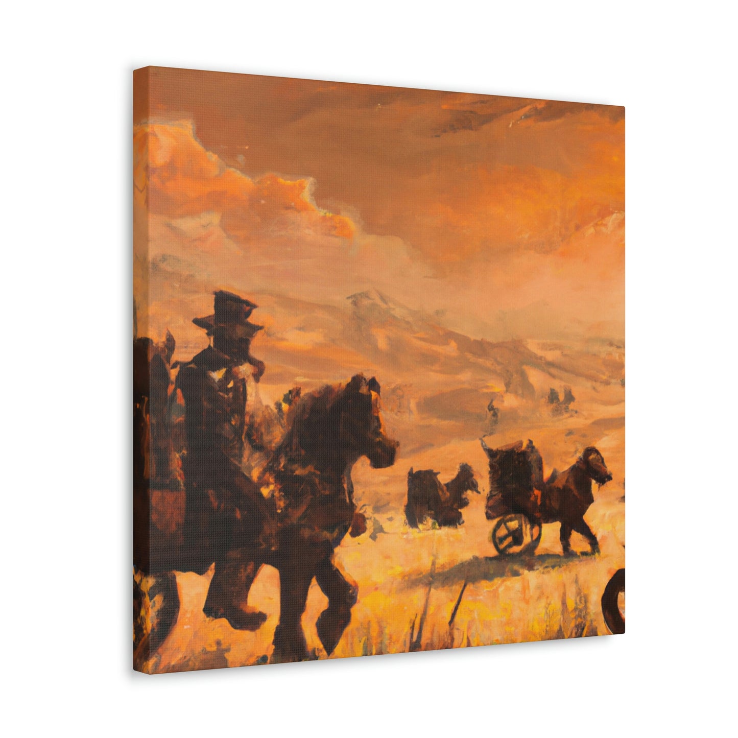 "A Steampunk Grazing". - Canvas