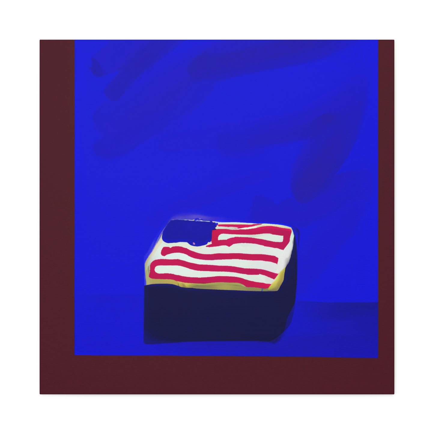 Red, White, Blue. - Canvas