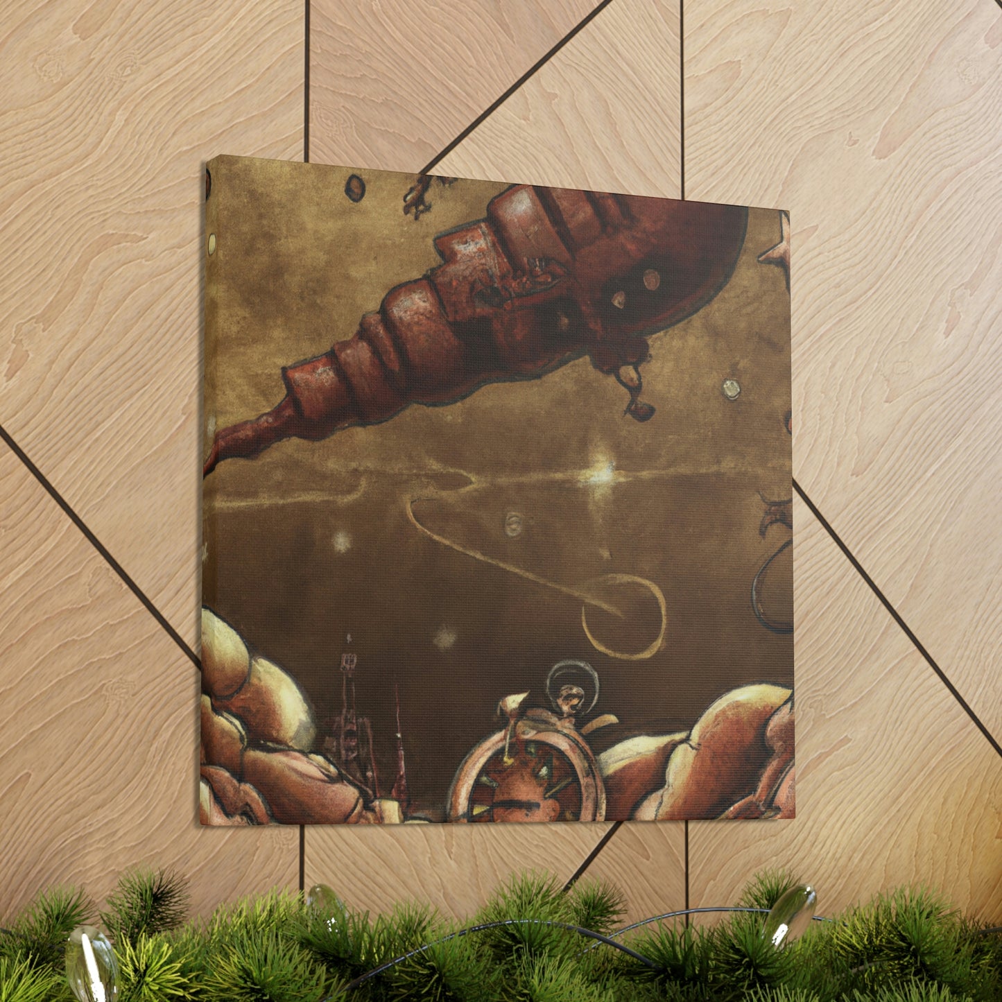 Meteor in Steampunk - Canvas