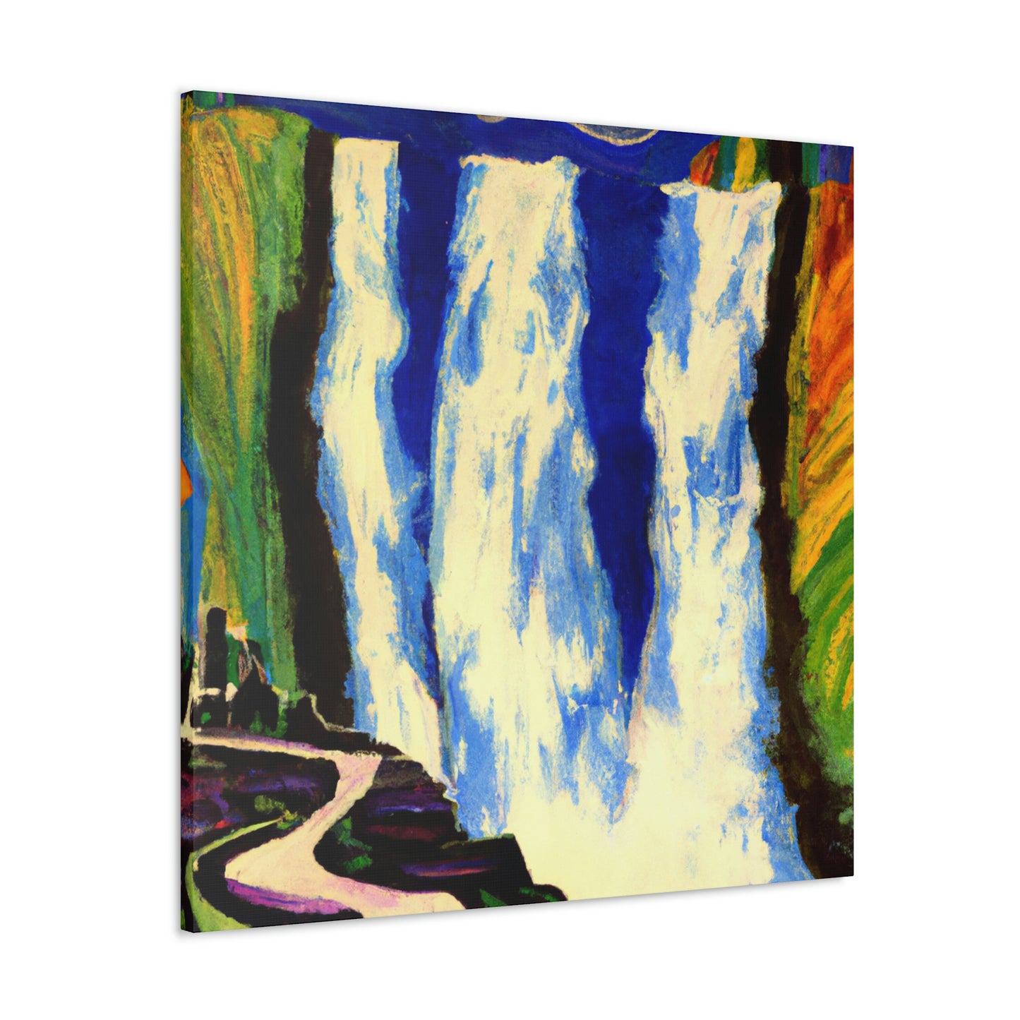 Thundering Water Plunge - Canvas