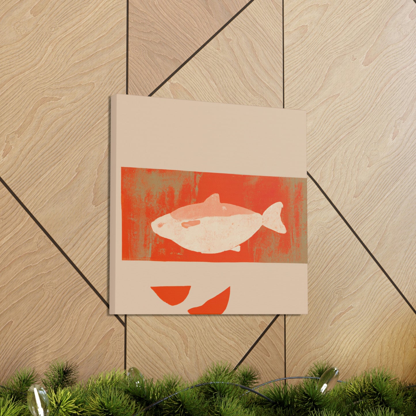 "Salmon in Simplicity" - Canvas