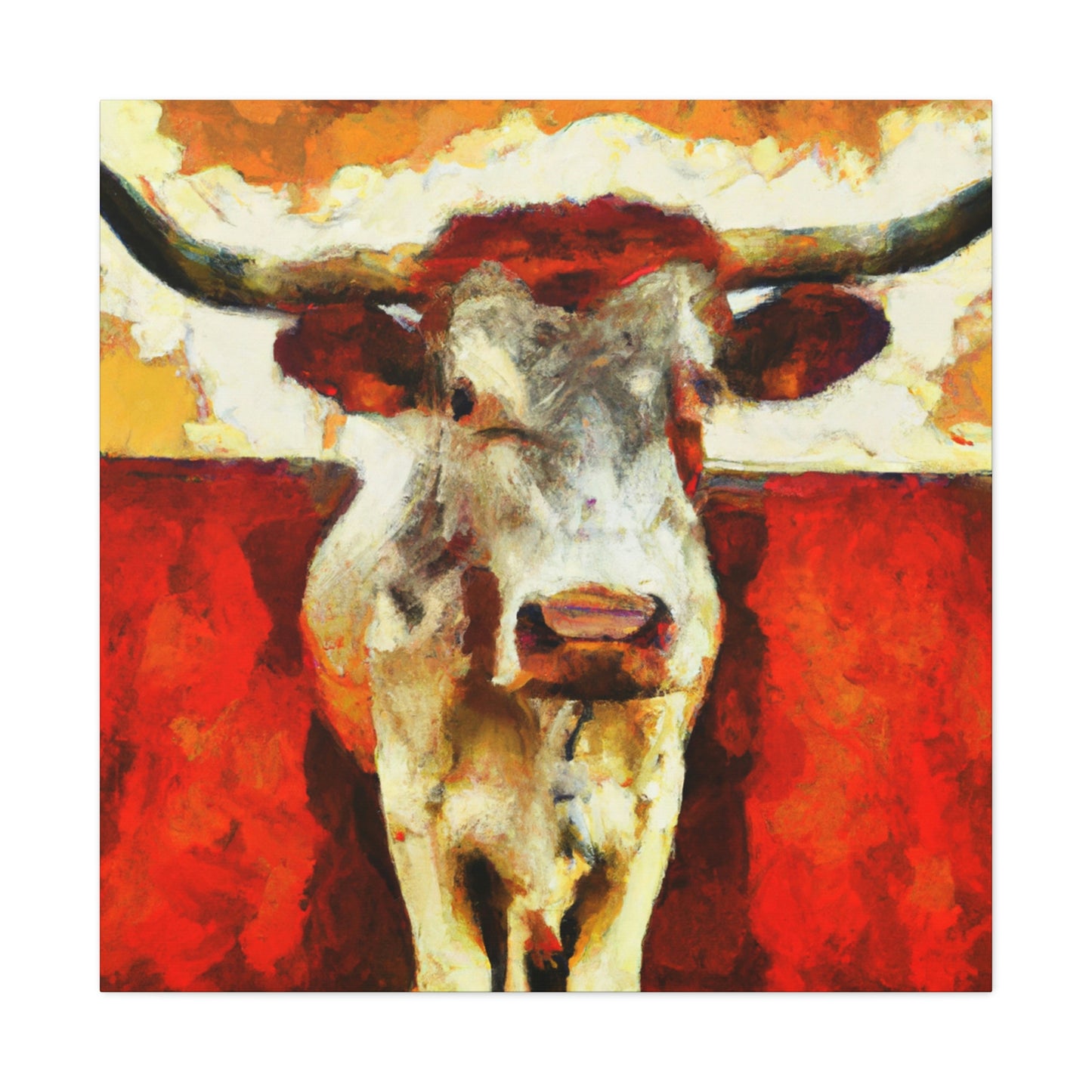 "Texas Longhorn Majesty" - Canvas