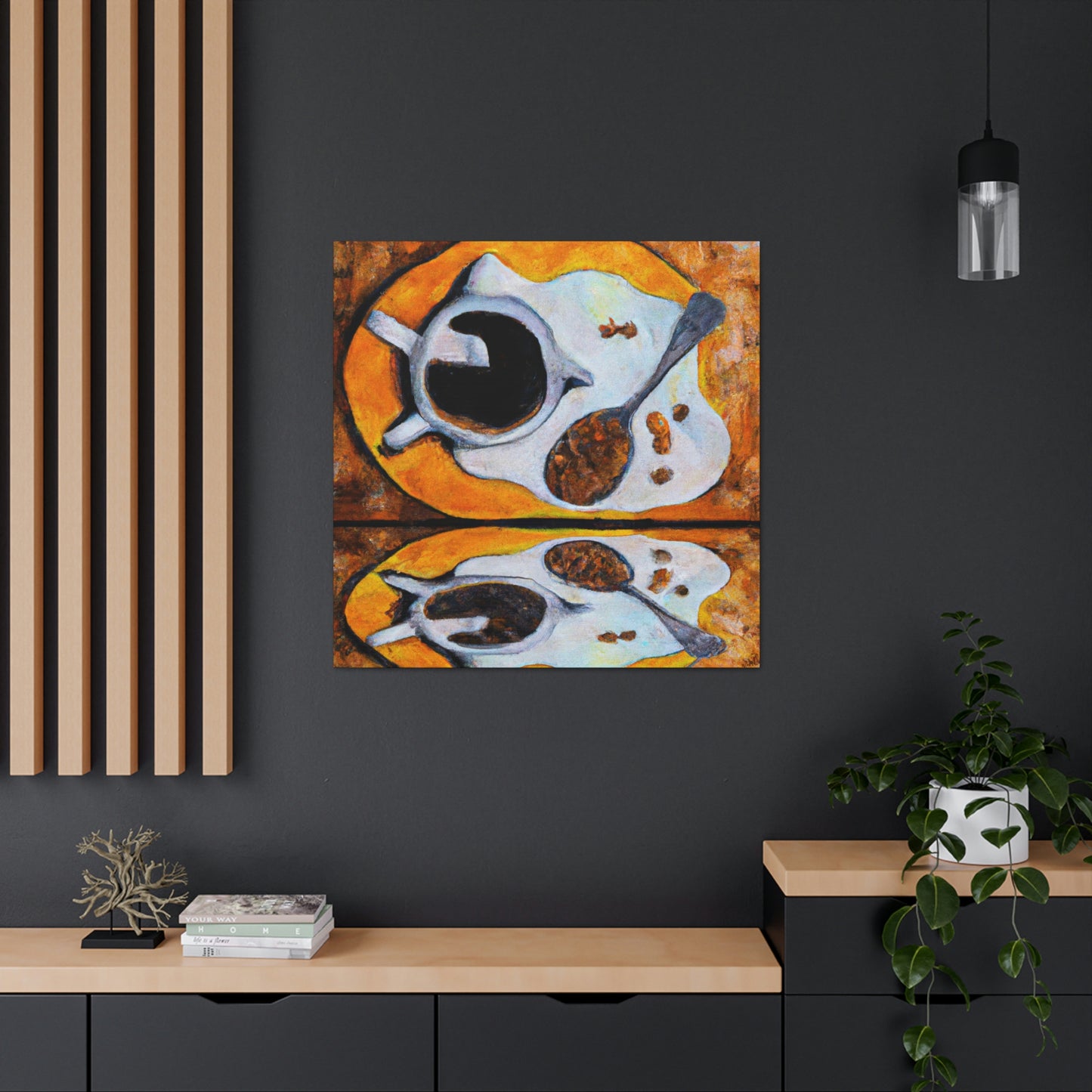 "Coffee: A Modern Expression" - Canvas