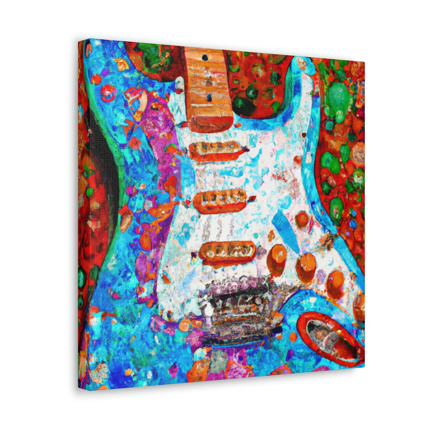 Fender's Expressionistic Vision - Canvas