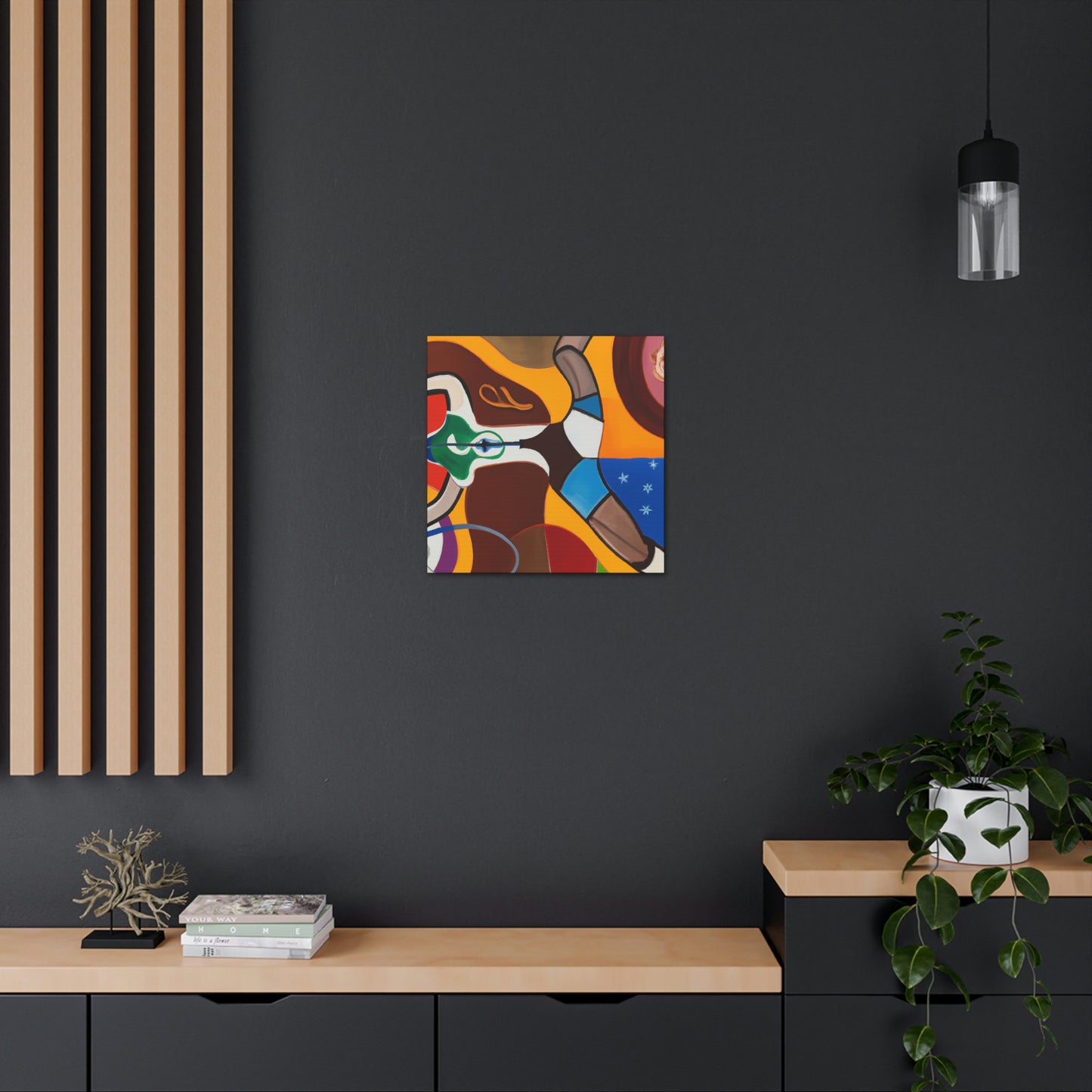 Hockey in Art Deco - Canvas