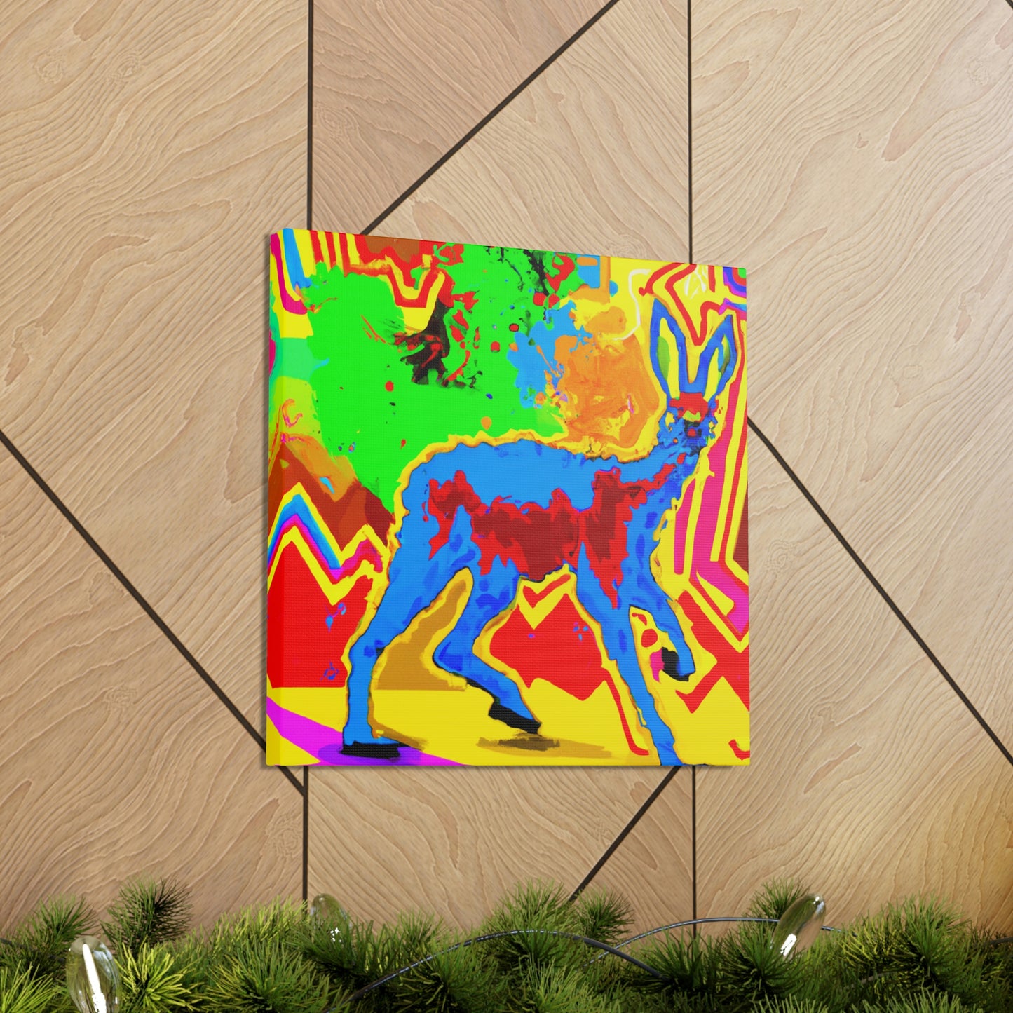 "Caracal in Nature's Den" - Canvas