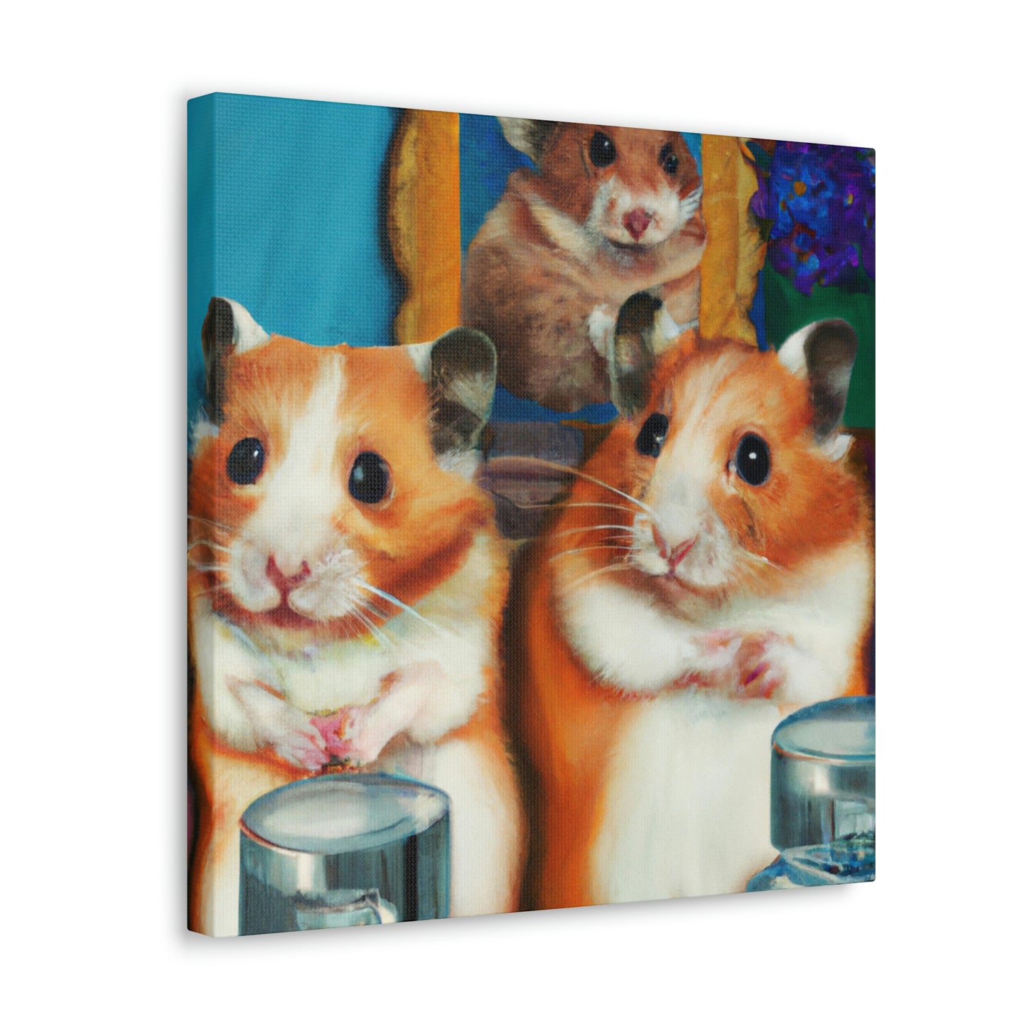 "Hamsters In Art Deco" - Canvas