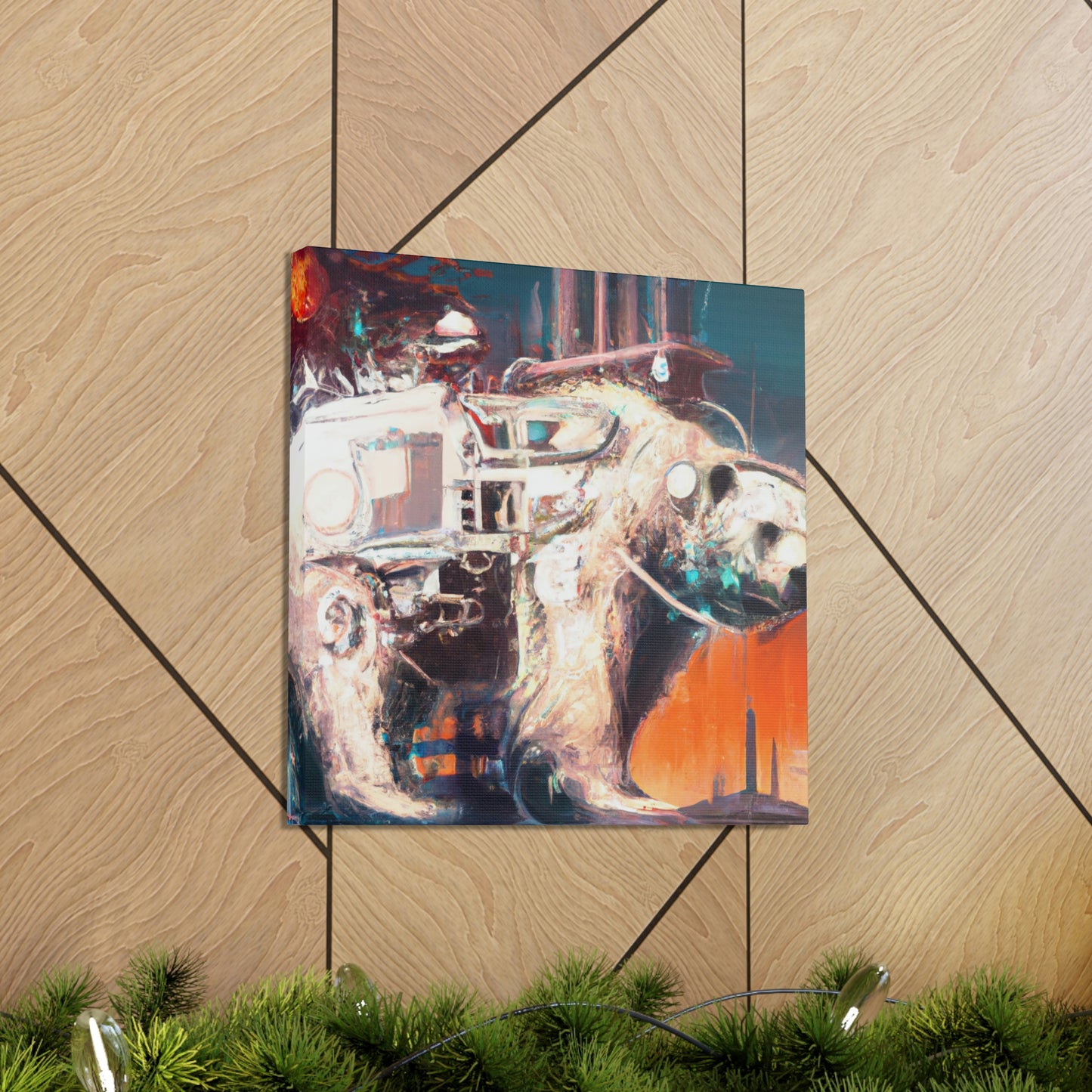 Polar Bear Mechanical Maker - Canvas