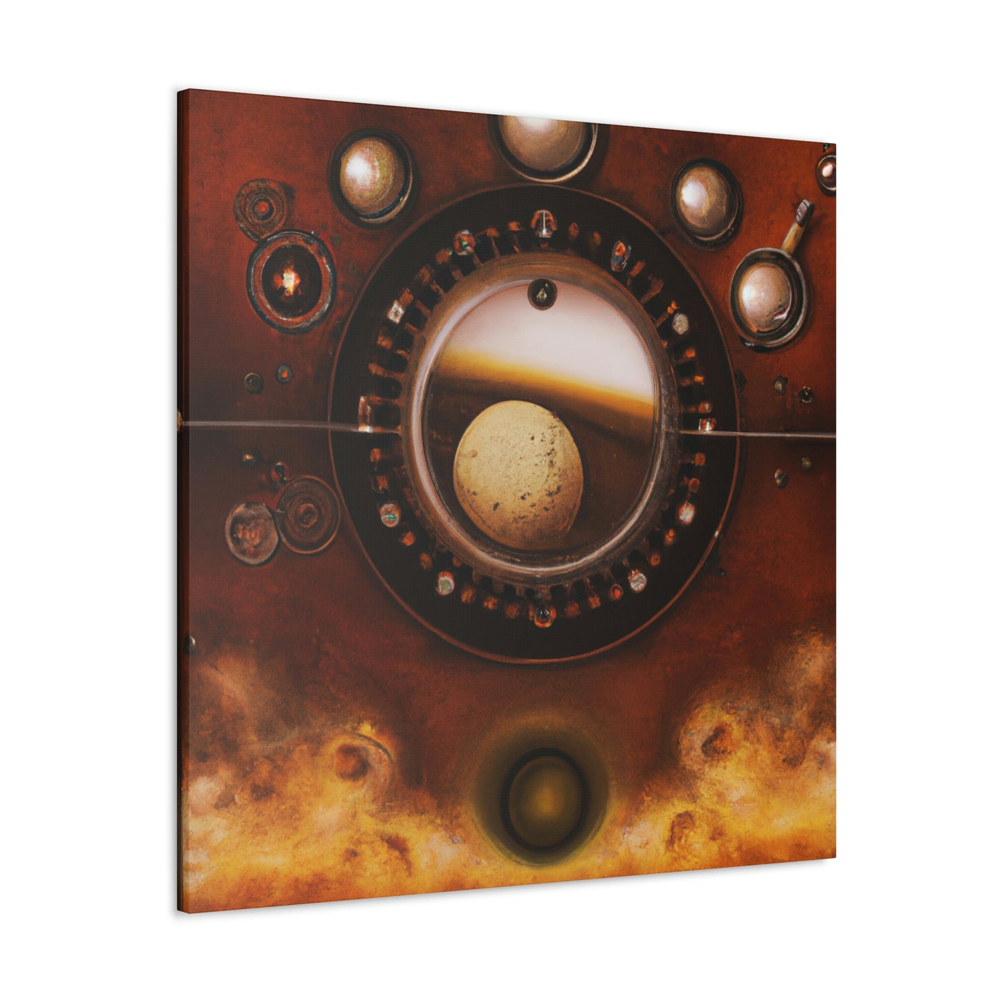 Mars of Clockwork Clock - Canvas