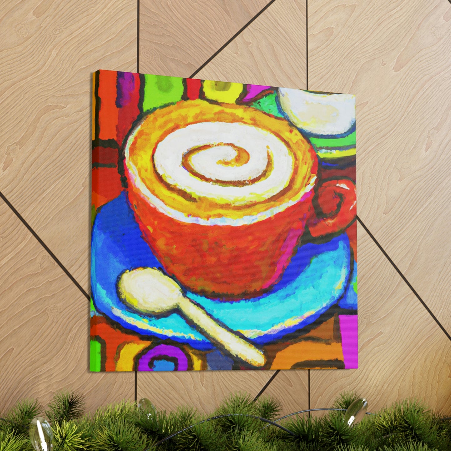 "Cappuchino in Fauvism." - Canvas