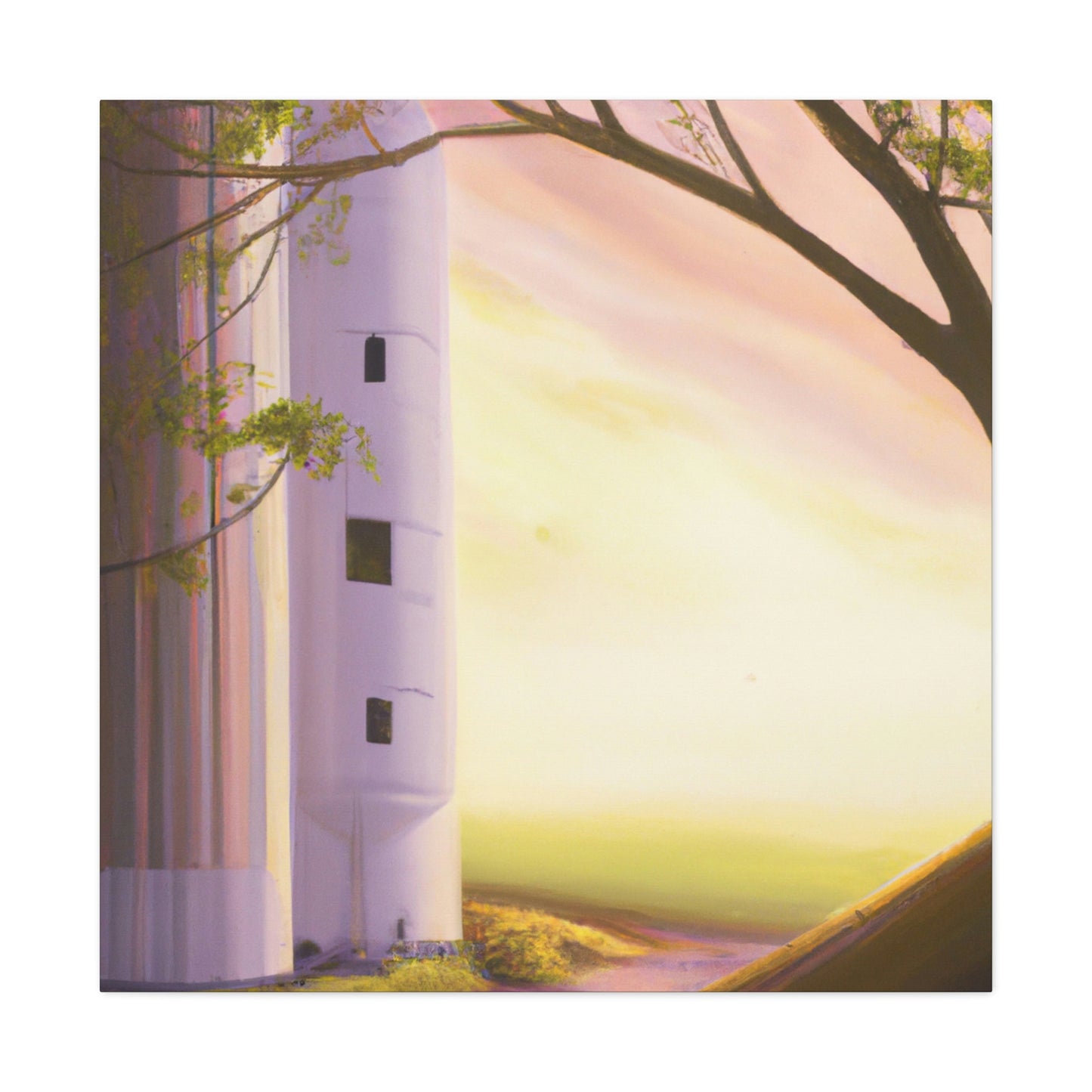 Silo In Splendor - Canvas