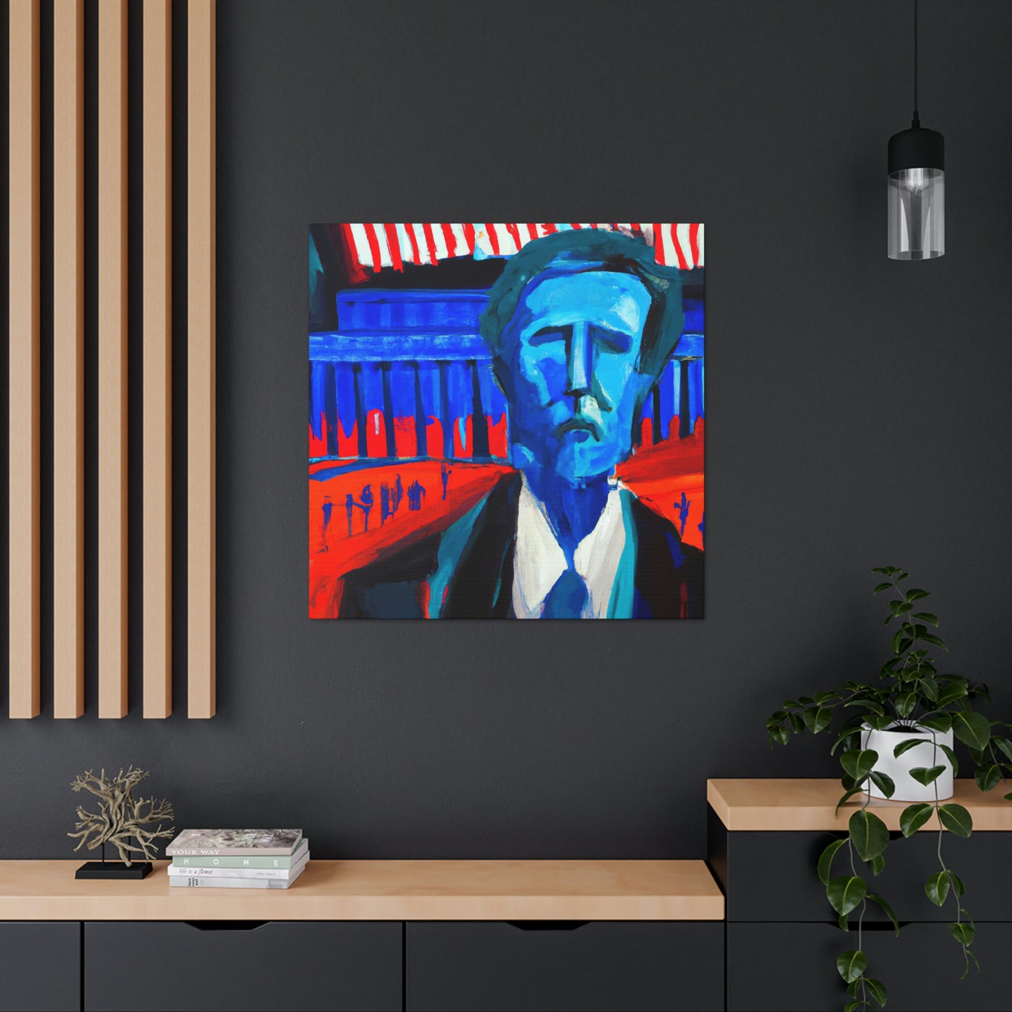 Lincoln in Surreality - Canvas