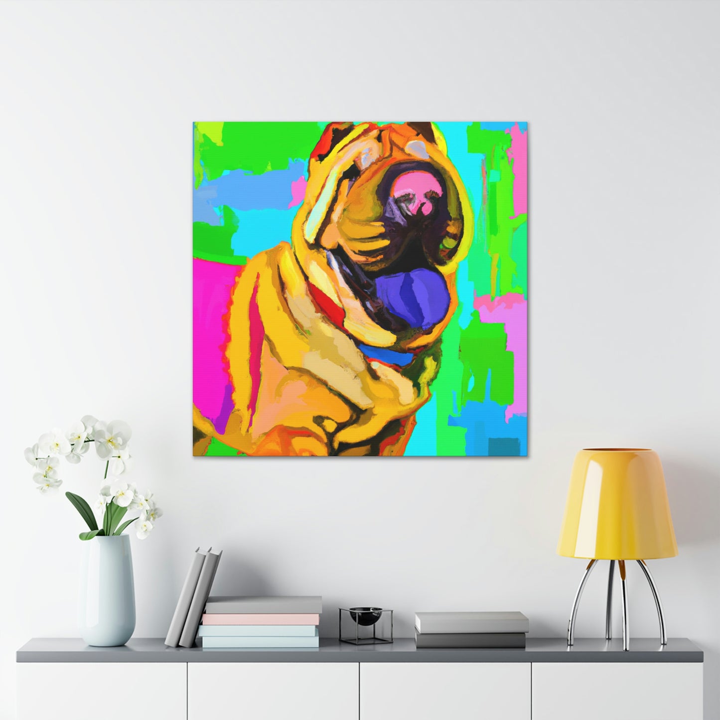 Shar Pei Minimalism - Canvas