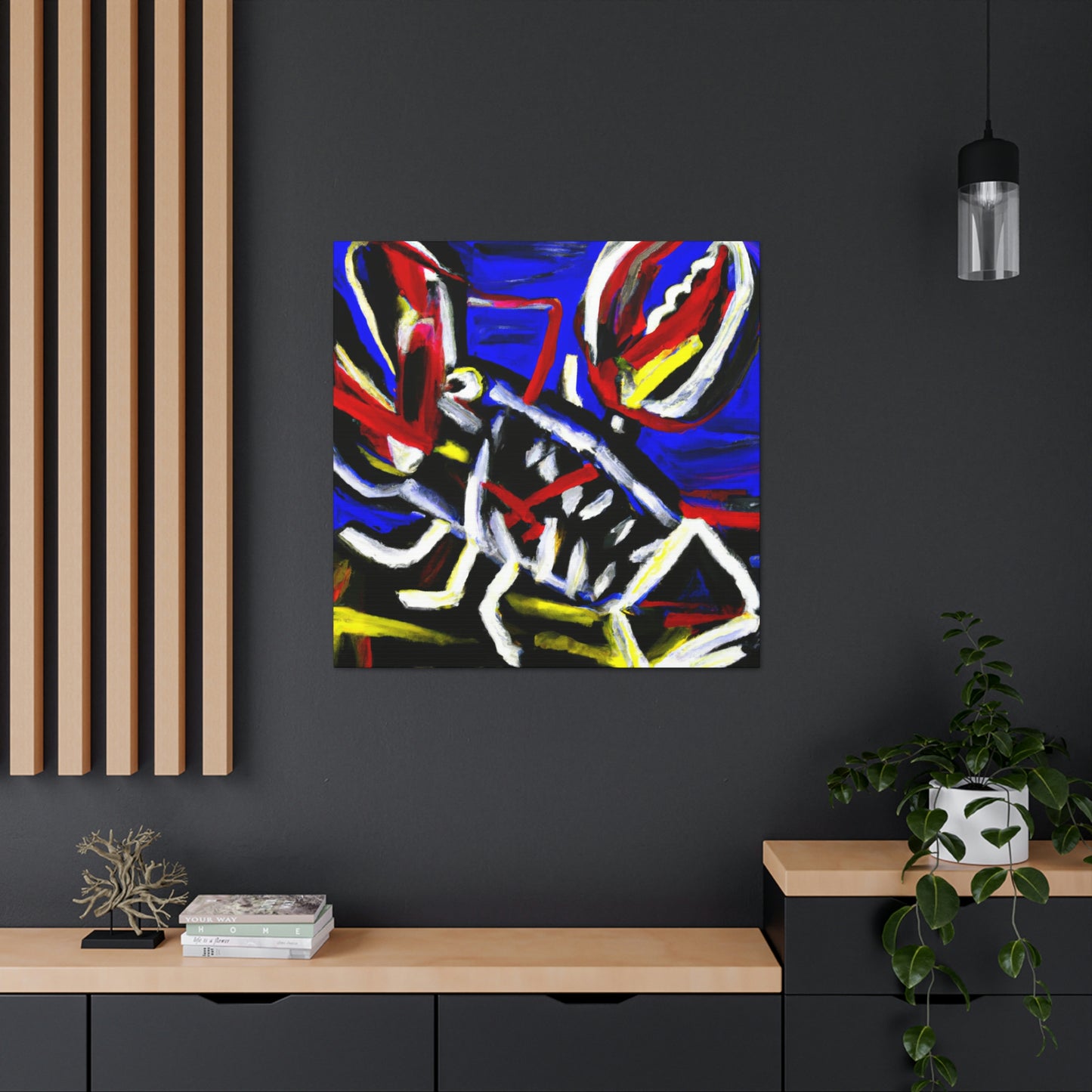 "The Lobster Acheives Freedom" - Canvas