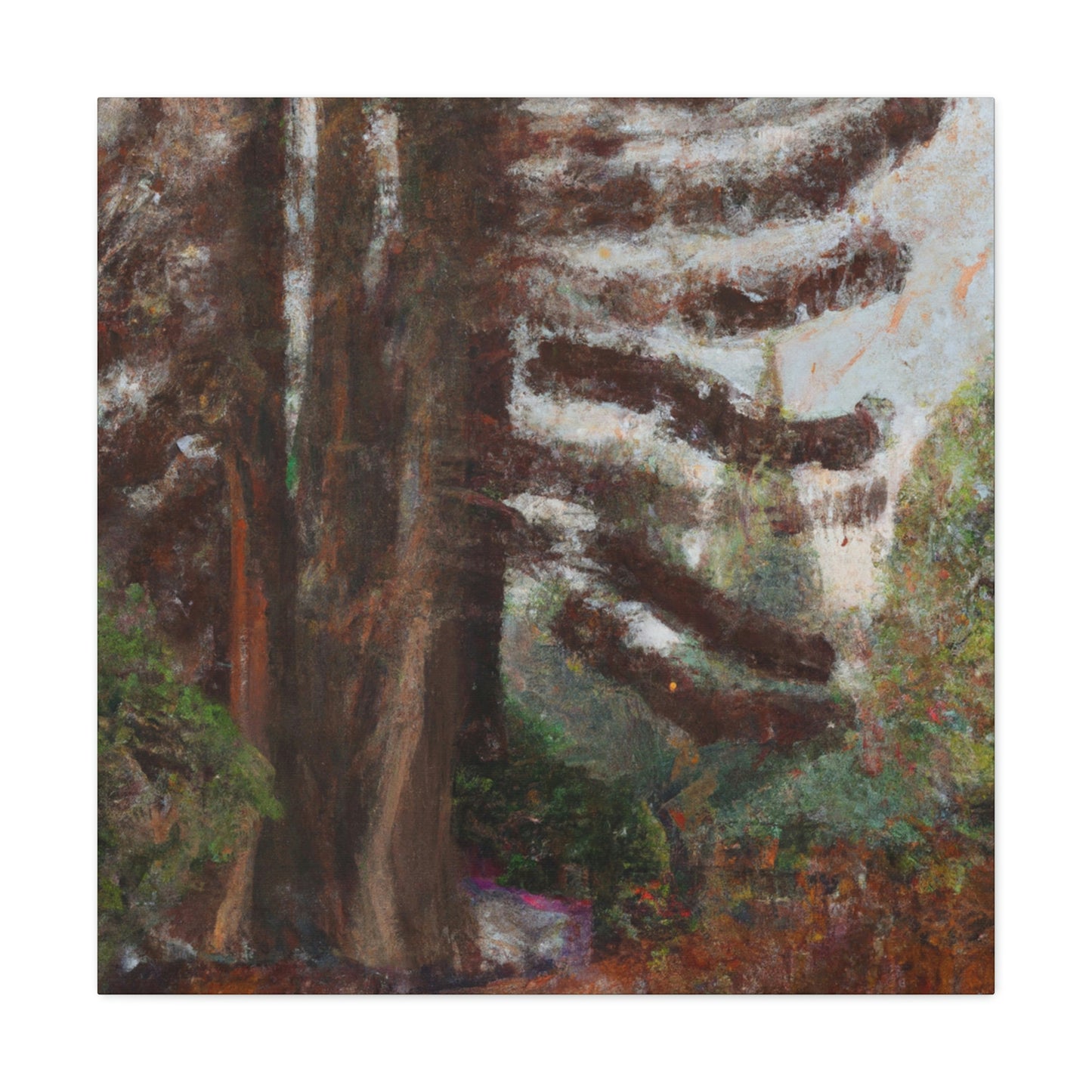 The Sequoia's Majesty - Canvas