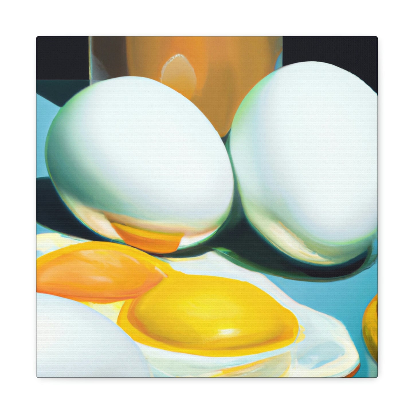 Eggs in Splendor. - Canvas