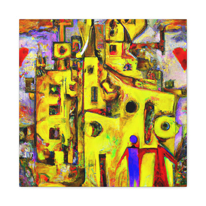 Love Castle Abstracted - Canvas