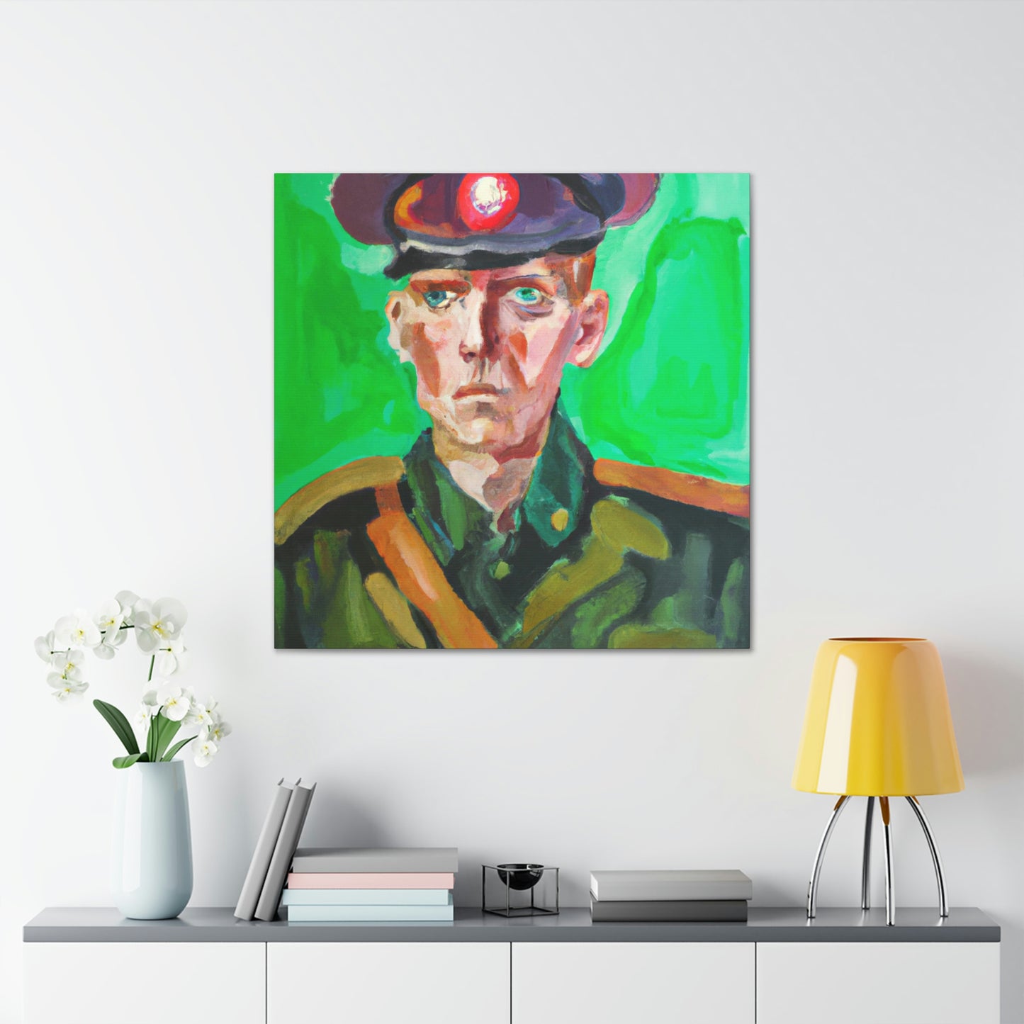 "Supply Sergeant Fauvism" - Canvas