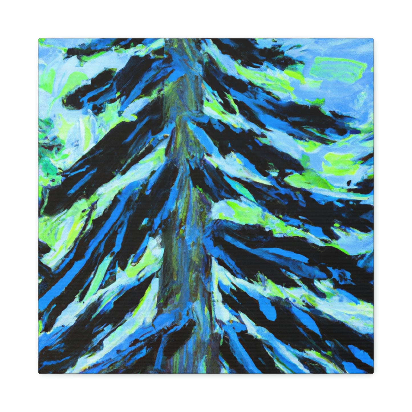 Spruce Tree Splendor - Canvas