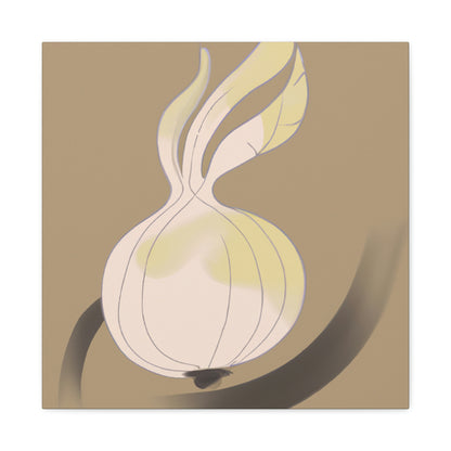 "Onion in Art Deco" - Canvas