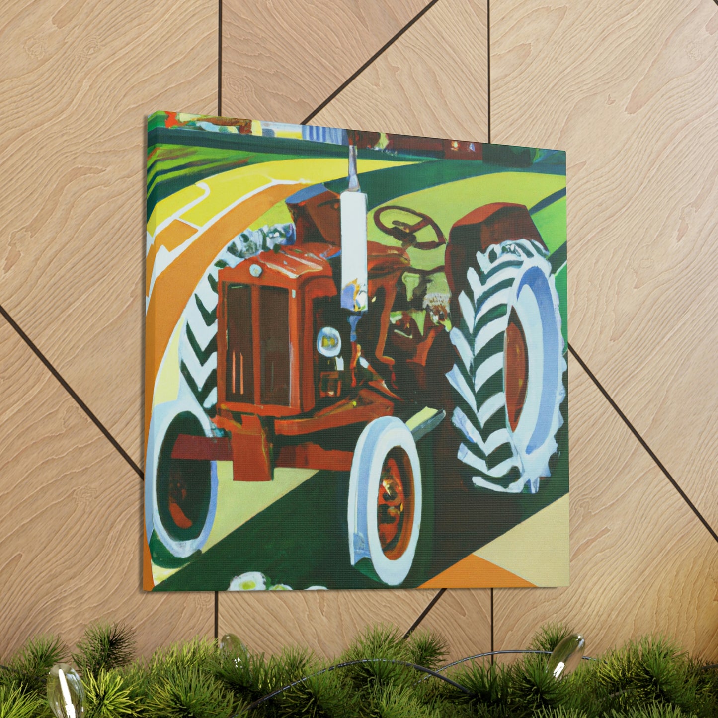 "Tractor of the Fields" - Canvas