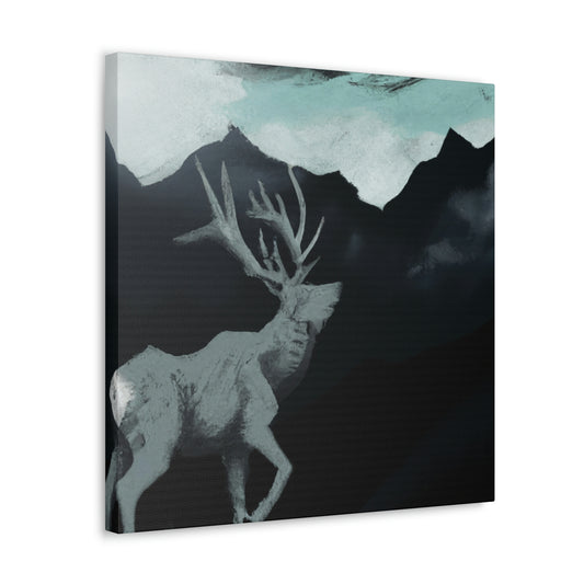 Deer in Minimalism - Canvas