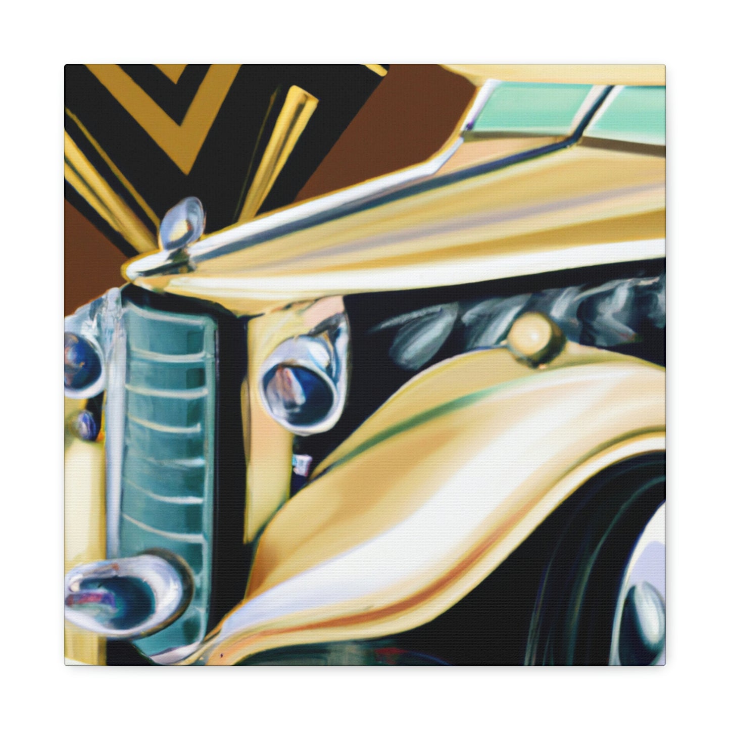 "Classic Auto Splendor" - Canvas