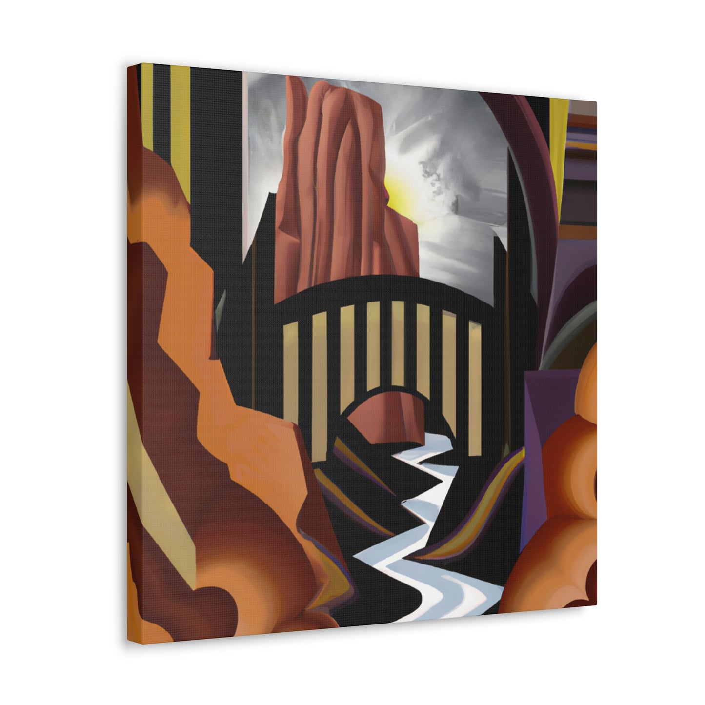 "Canyon of Jazz Age" - Canvas