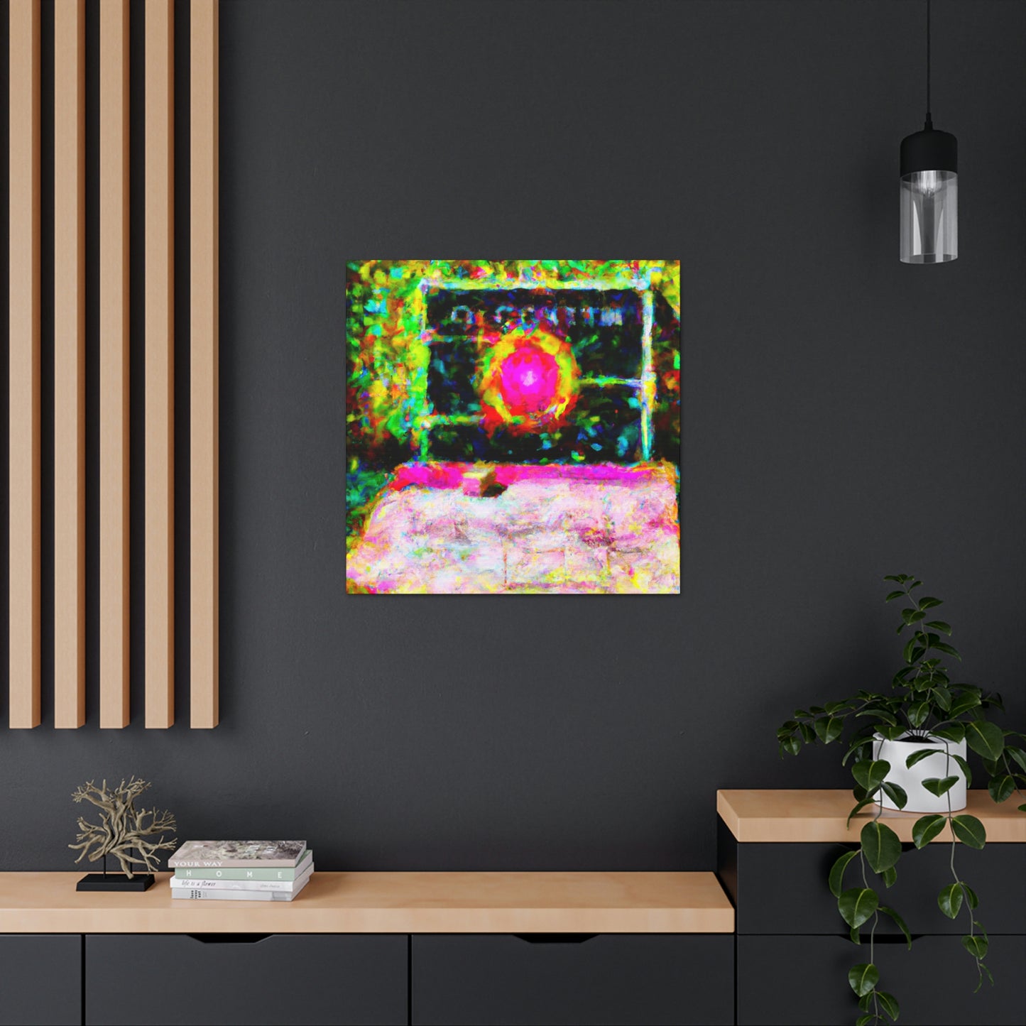 "Quantum Computing Dreamscapes" - Canvas