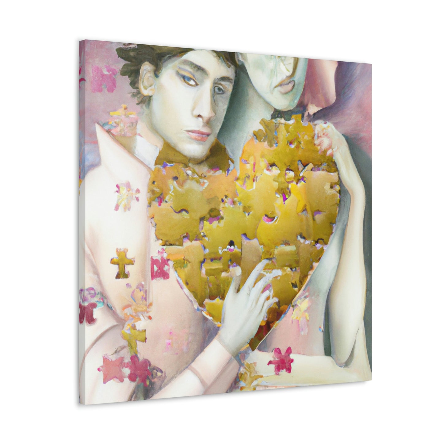 Love's Puzzling Dance - Canvas