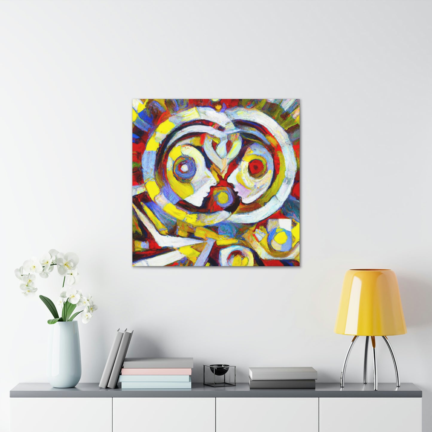 "Love's Celestial Embrace" - Canvas