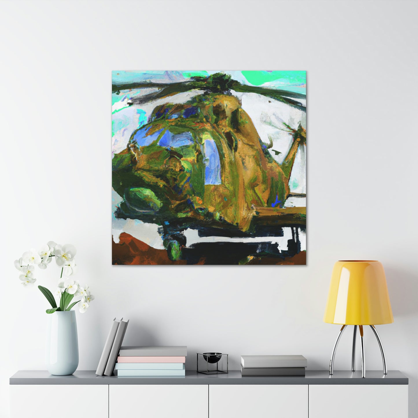 Helicopter Overhead Dreaming - Canvas