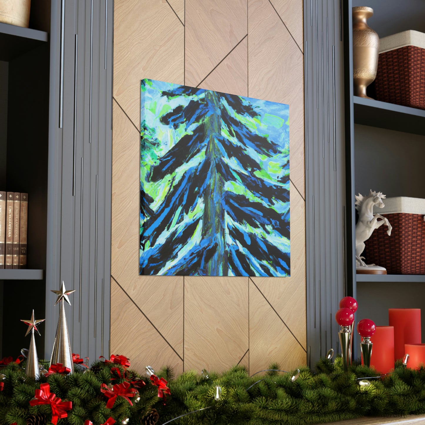 Spruce Tree Splendor - Canvas