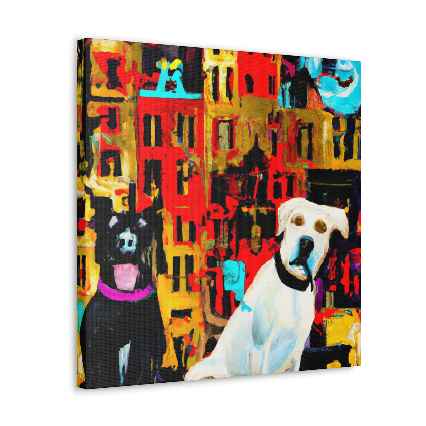 Dogs in Baroque Style - Canvas