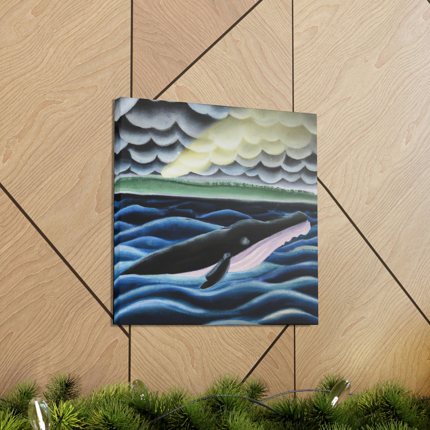 Whale in Absinthia - Canvas