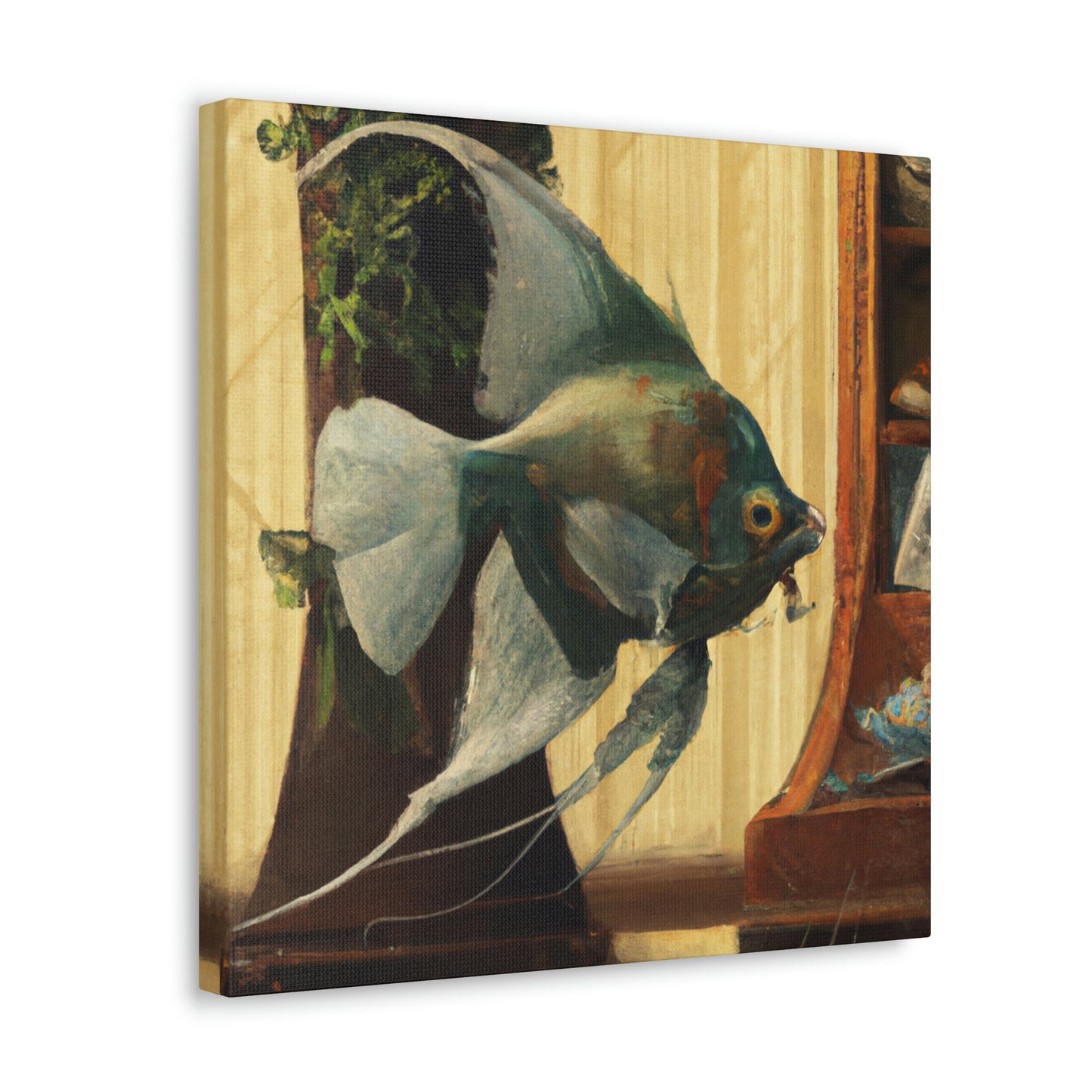 Ascend angelic fish - Canvas