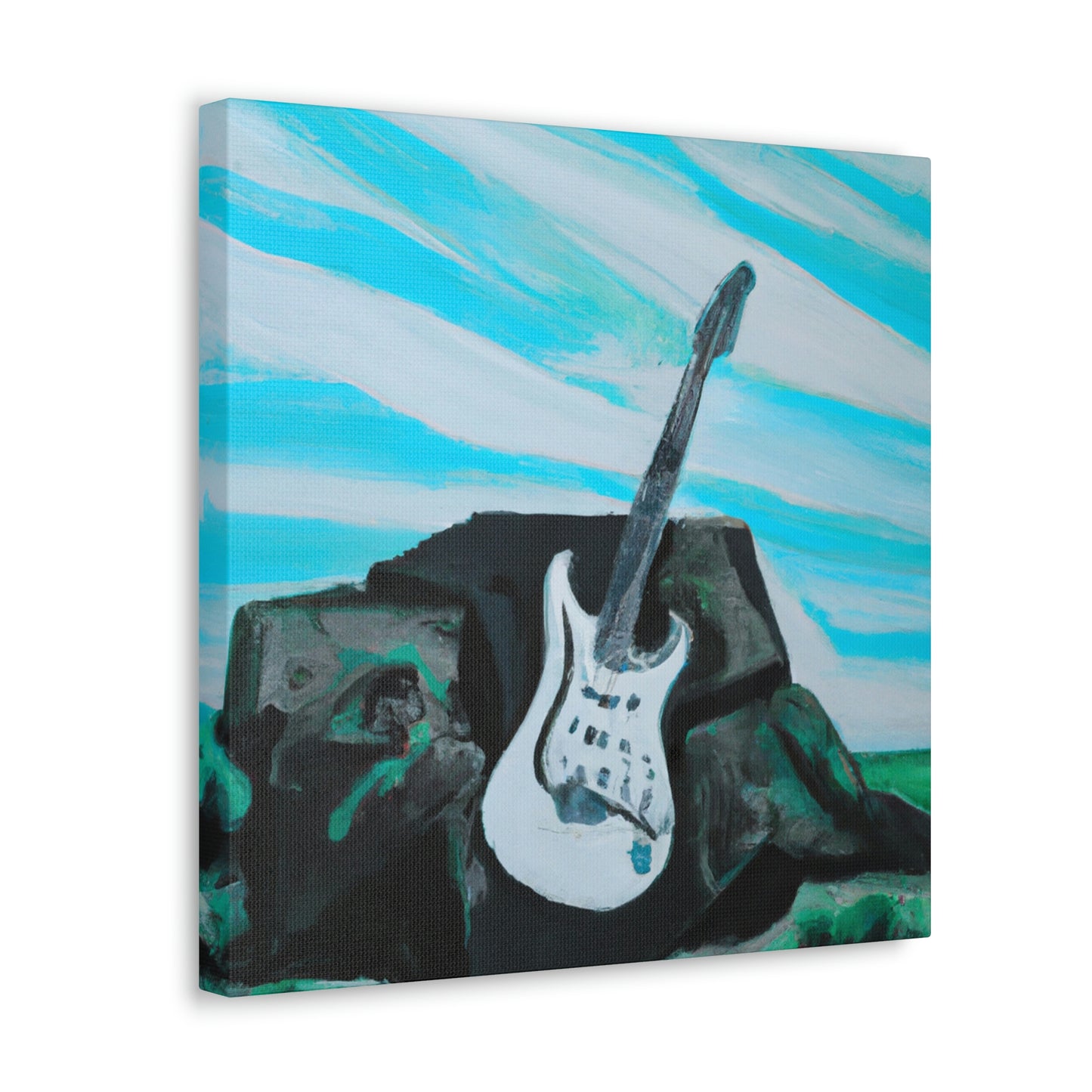 "Fender Abstract Expressionism" - Canvas