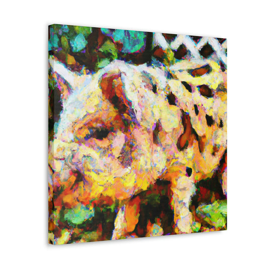 "Pig's Perception Ponderings" - Canvas