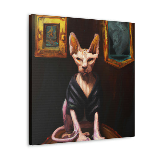 Sphynx in Rococo - Canvas