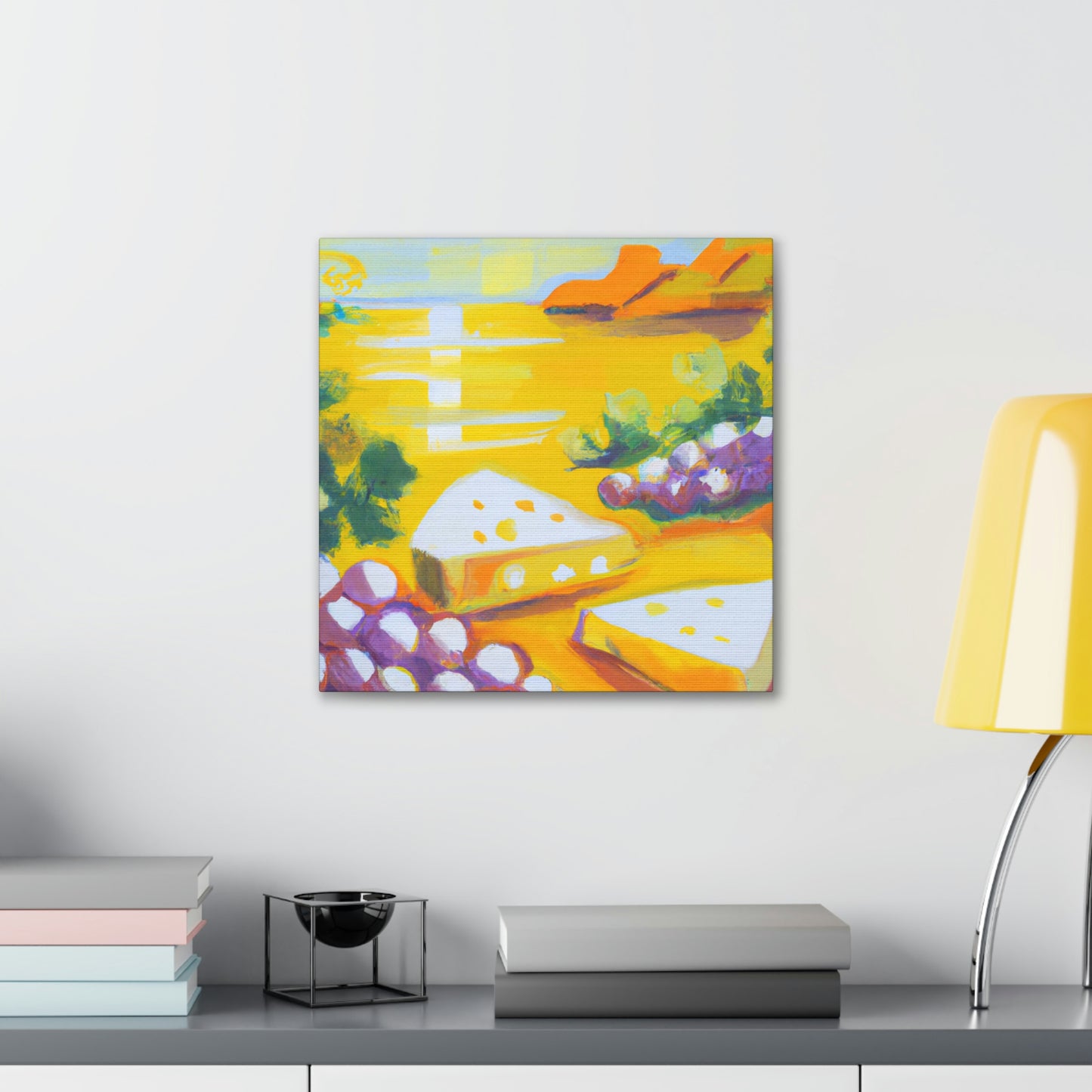 "Cheesy Grapes Abound" - Canvas