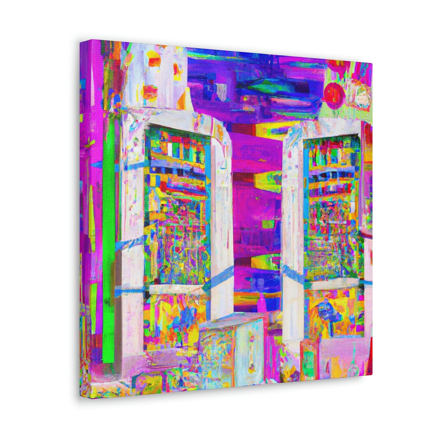 "Servers in Fauvism" - Canvas